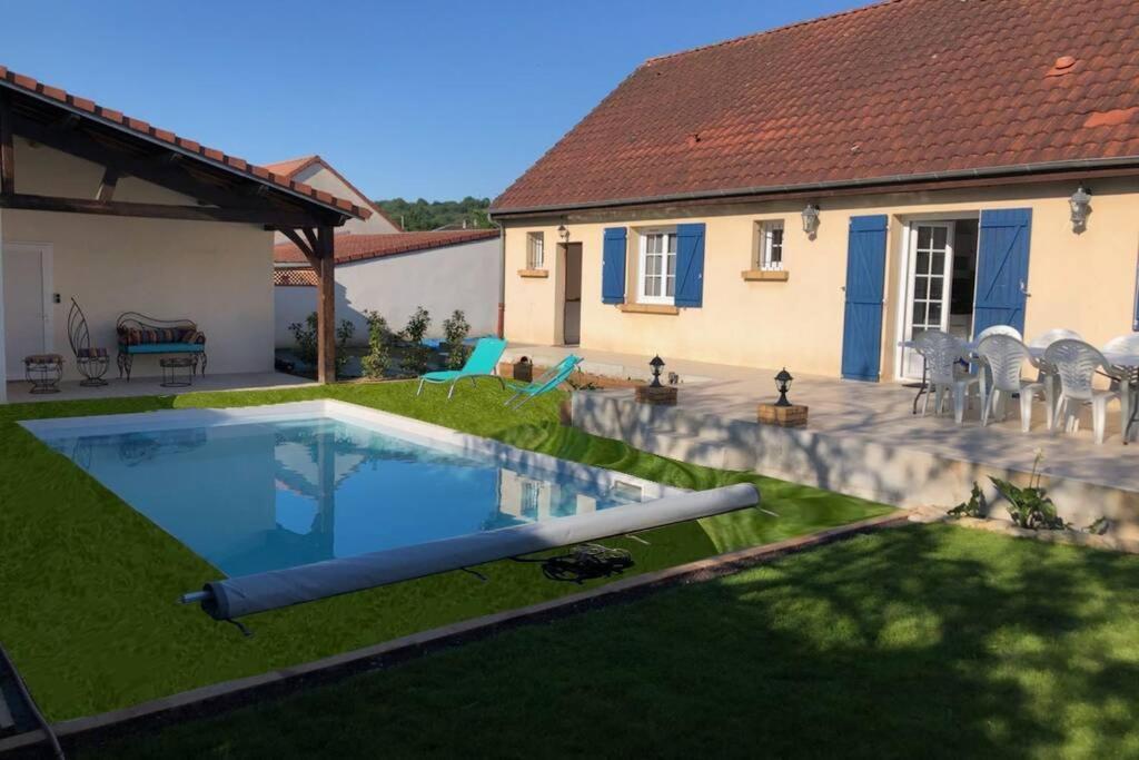 Maison Privative 5 Ch. 12 Pers. Piscine Chauffee Villa Desertines  Exterior photo